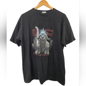 Bandai Godzilla Black Graphic T-Shirt for Men Size XL